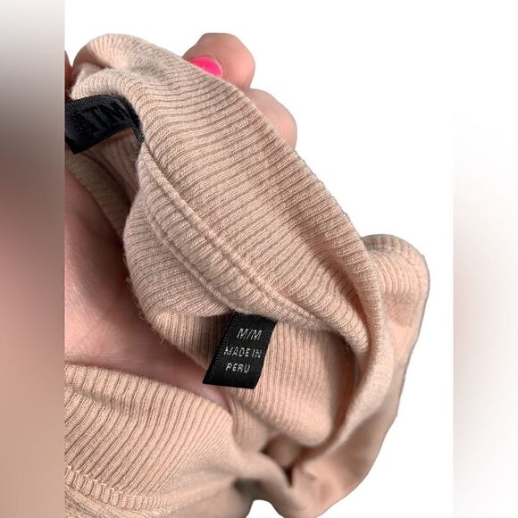 ATM Blush Nude Pink Super Soft Ribbed Sleeveless Bodysuit - Picture 7 of 7